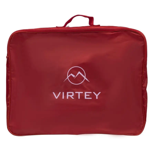 Коньки раздвижные VIRTEY JOY BW-902-2 р. 33-36. Цвет: красный
