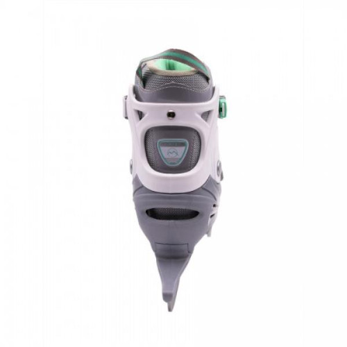 Коньки раздвижные VIRTEY SITI BW-167 р. 39-42. Цвет: серый/зеленый