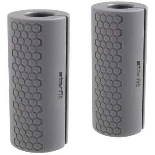 Расширитель хвата комплект STARFIT Pro BB-110, d-25 мм, цилиндрические, серый, 2 шт (46338-72583)