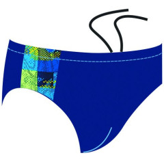 Плавки ATEMI ВВ3 12 принт с вставк. синие, р-р 44