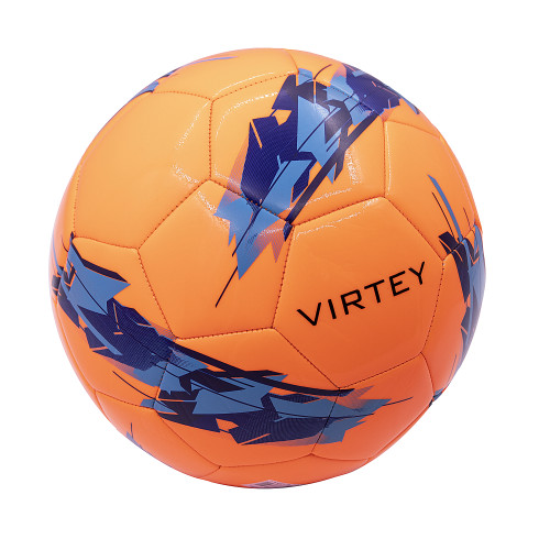Мяч ф/б VIRTEY 1908 Strike р.5, цв. оранжевый