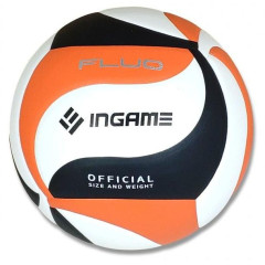 Мяч в/б INGAME FLUO IVB-103 черный/белый/оранжевый