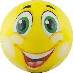 Мяч игровой FUNNY FACES DS-PP 205, d-12 см, цв. желтый