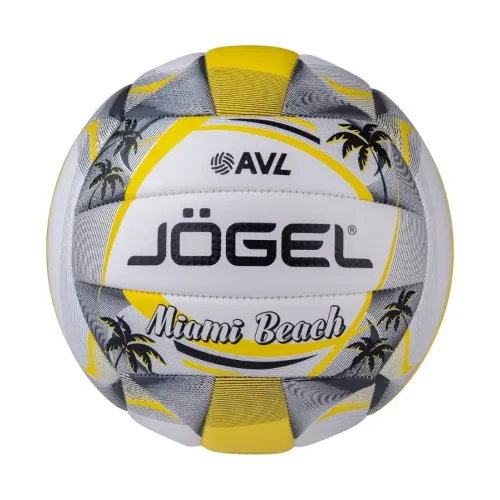 Мяч в/б JOGEL Miami Beach белый/желтый р.5