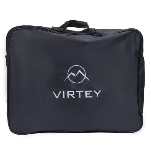 Коньки раздвижные VIRTEY TYPE BW-168 р. 33-36. Цвет: серый/черный
