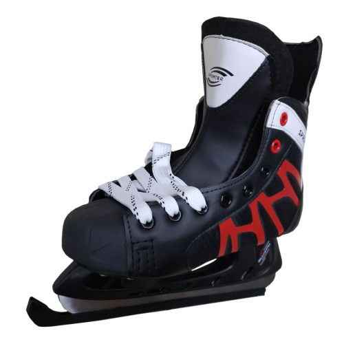 Коньки хоккейные SPRINTER PW-206P р.36 красные