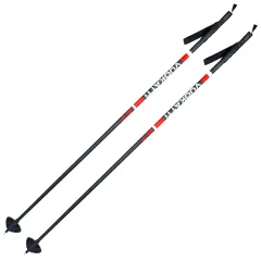 Палки лыжные VUOKATTI 125 Black/Red 100% стекловолокно