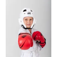 Шлем для тхэквондо BoyBo Premium BHT44 цв. белый, р. L