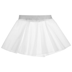 Юбка гимнастическая KORRI 12-551, 100% полиамид, сетка, цв. белый, р.38