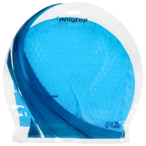 Шапочка для плавания ONLYTOP SWIM силикон (161266)
