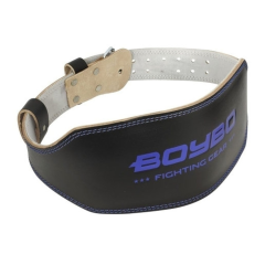 Пояс т/а BoyBo Legend BB700 черный/синий кожа L