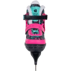 Коньки раздвижные TECH TEAM ICEROLL BLACK/PINK р.35-38