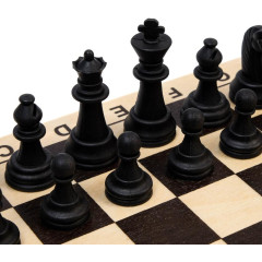 Игра настольная ШАХМАТЫ 29х29см (король h-6.5 см, пешка h-3.5 см) (2879453)