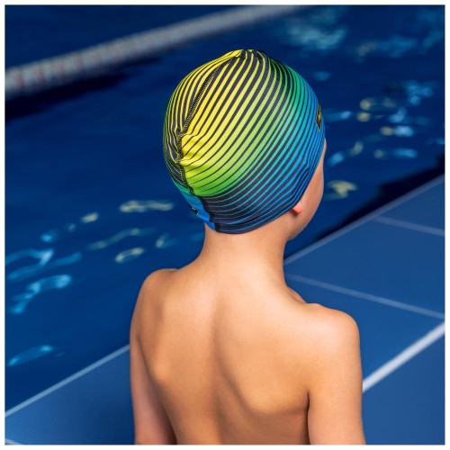 Шапочка для плавания ONLYTOP Swim, тканевая, обхват 46-52см (4162739)