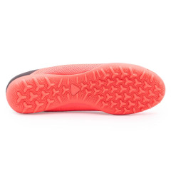Бутсы ф/б VIRTEY TURF 21091 CORIA, иск.кожа, цв.коралл/черный, р.33