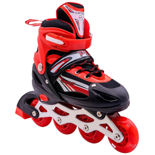 Коньки роликовые PEGAS DJS-905 р. 39-42 красный