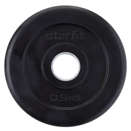 Диск обрезин. STARFIT BB-202  0,5 кг, d=26 мм, стальная втулка, черный