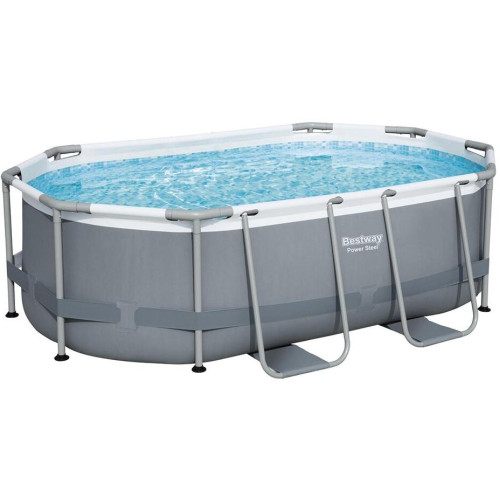 Бассейн BEST WAY 5614A Power Steel Oval Pool каркасный 305x200х84см 3668л