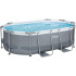 Бассейн BEST WAY 5614A Power Steel Oval Pool каркасный 305x200х84см 3668л