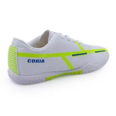 Бутсы ф/б VIRTEY 23877, иск.кожа, цв. белый/желтый/синий, р.37