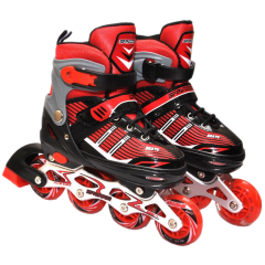 Коньки роликовые SPRINTER 5100 р.39-42 красный