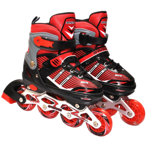 Коньки роликовые SPRINTER 5100 р.39-42 красный
