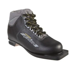 Ботинки лыжные 75мм Spine Cross р.44 (кожа, мех) черные