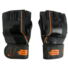 Перчатки для mixfight Boybo B-series, цв. черный/оранжевые, р-р, M