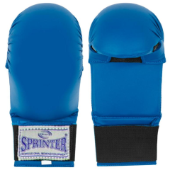 Накладки для карате SPRINTER PU, синий, Р-р, XL