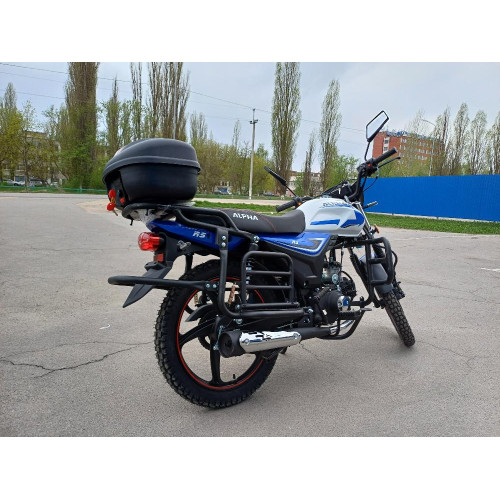 Мопед MOTOLAND ALPHA RS LUX 11 синий/белый*1