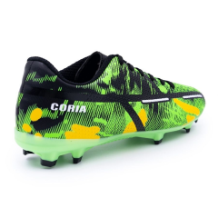 Бутсы ф/б VIRTEY MSR 23875, иск.кожа, цв. зеленый/черный, р.38