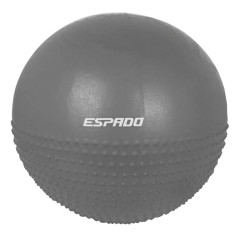 Мяч гимнастический ESPADO ES3224 d-75см, полумассажный, антивзрыв, серый