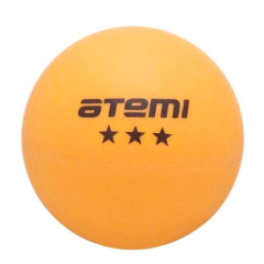 Мячи для н/т ATEMI ATB301 3* оранж 6 шт