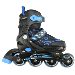 Коньки роликовые COSMORIDE FREERIDER 39-42 черный/синий