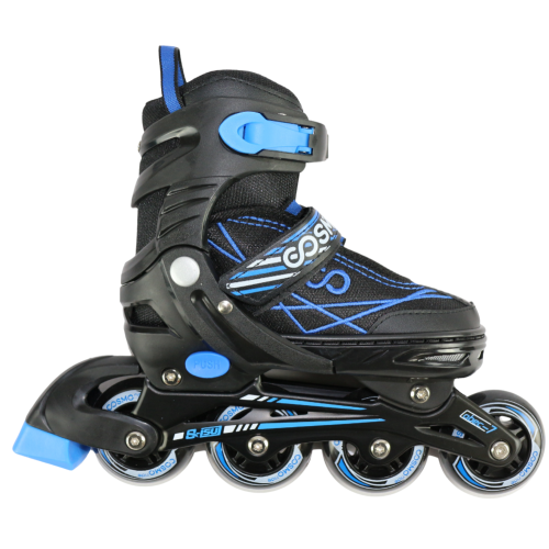 Коньки роликовые COSMORIDE FREERIDER 39-42 черный/синий