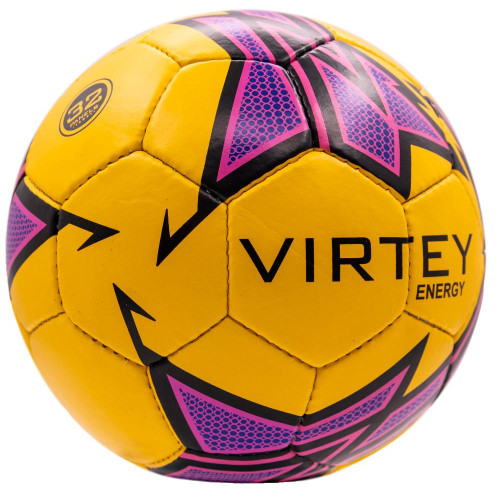 Мяч ф/б VIRTEY 921005 ENERGY р.5, цв. желтый