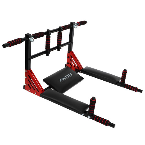 Турник-брусья 3в1 Profi-crossbar, разборный, цвет чёрный/красный (1063758)