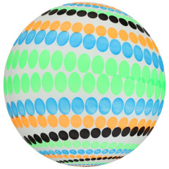 Мяч игровой ZABIAKA 22см (7413817)