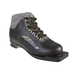 Ботинки лыжные 75мм Spine Cross р.37 (кожа, мех) черные