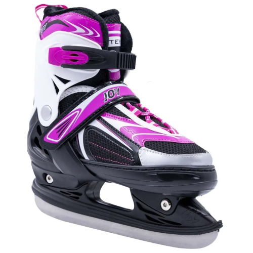 Коньки раздвижные VIRTEY JOY BW-902-2 р. 37-40. Цвет: розовый