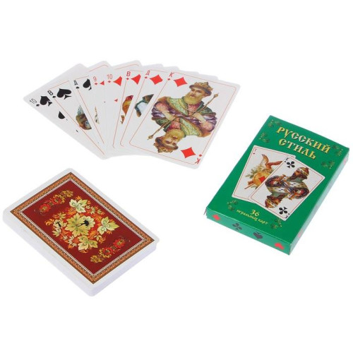 Карты игральные Русский стиль 36 карт (3322834)