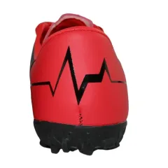 Бутсы ф/б INGAME TURF BROOKLYN IG3001 черный/красный, синт.кожа, Р. 45