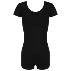 Купальник гимнаст SIMA Динамо рукав 1/2, шорты, цвет черный (р. 34) (2779444)