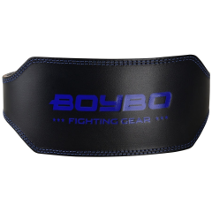 Пояс т/а BoyBo Legend BB700 черный/синий кожа M