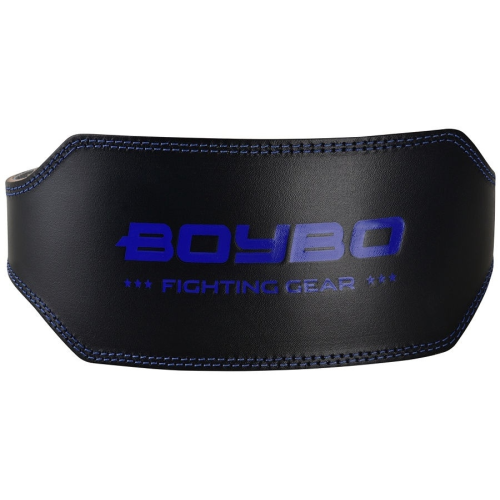 Пояс т/а BoyBo Legend BB700 черный/синий кожа M