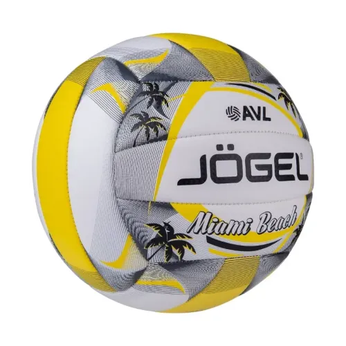 Мяч в/б JOGEL Miami Beach белый/желтый р.5