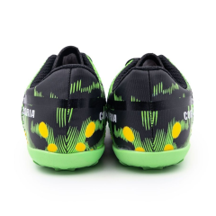 Бутсы ф/б VIRTEY TURF 23876, иск.кожа, цв. зеленый/черный, р.43