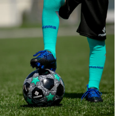 Мяч ф/б INGAME PRO BLACK р.5 черно-синий