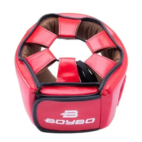 Шлем боксерский BOYBO Winner Flexy BP2004 красный р. S (закрытый)