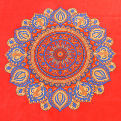 Коврик для йоги SANGH (183х63x0,2cм) с принтом (2942299)